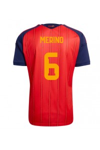 Espanja Mikel Merino #6 Jalkapallovaatteet Kotipaita MM-kisat 2026 Lyhythihainen